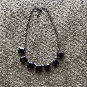 Necklace with black stones